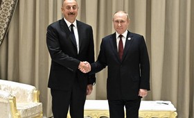 Путин и Алиев провели встречу один на один в рамках Каспийского форума