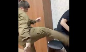 Чеченский министр опубликовал новое видео про избиение Журавеля сыном Кадырова