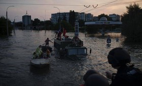 В Новой Каховке украинский беспилотник атаковал спасателей