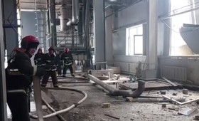 Мощный взрыв прогремел на целлюлозном комбинате в белорусском Сетлогорске