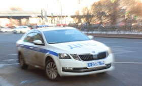 В Москве кортеж с мигалками скрылся с места ДТП