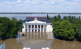 Глава администрации Новая Каховка сообщил о полном затоплении трёх населённых пунктов в округе